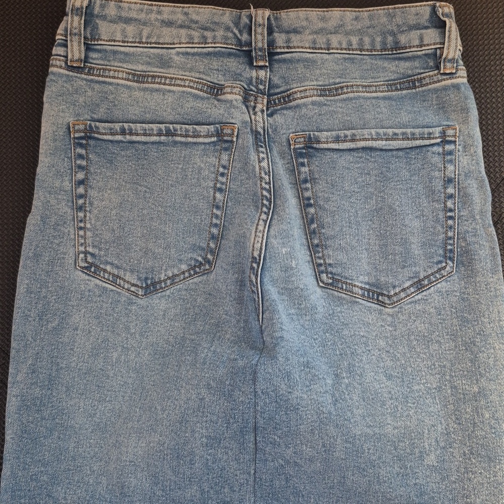 JOE FRESH Custom Denim Jean Maxi skirt - 27 - Picture 8 of 9